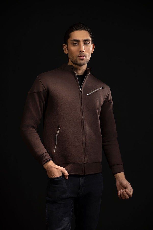 Brown Racer Jacket