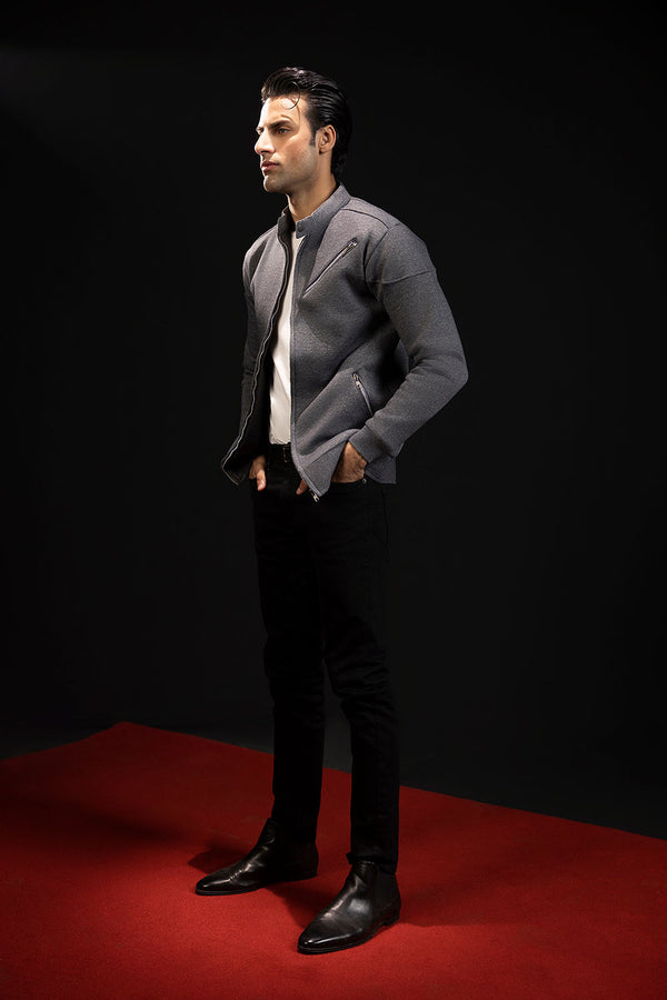 Charcoal Racer Jacket