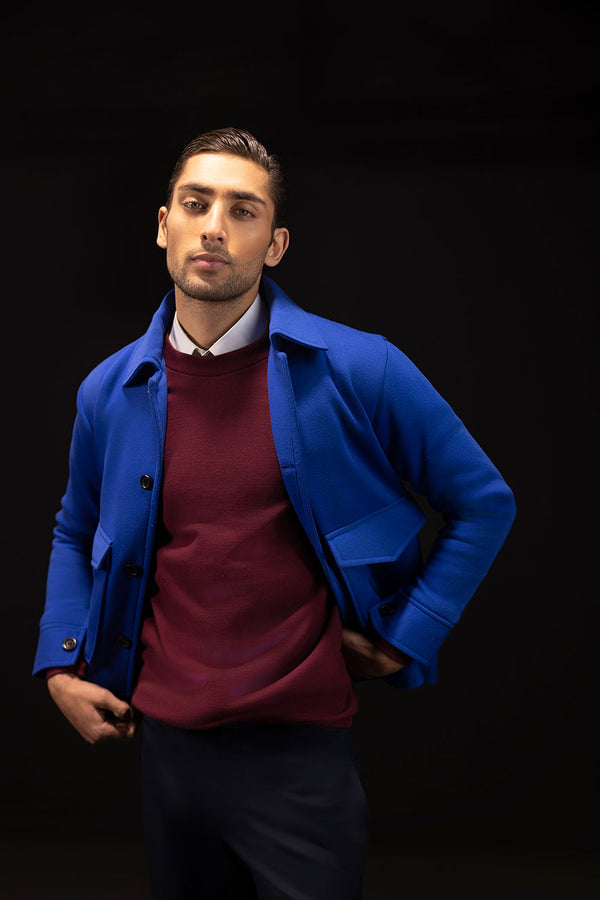 Royal Blue Down Workwear Jacket