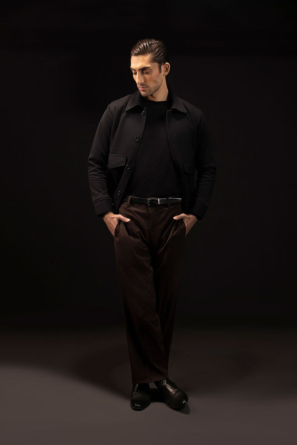 Black Down Workwear Jacket