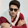 Maroon Full Sleeves Open Collar Structured Polo Shirt