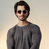 Charcoal Full Sleeves Crew Neck