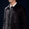 Black Technical Trench Coat