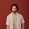 Beige Relaxed Fit Resort Shirt