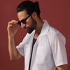 White Relaxed Fit Resort Shirt