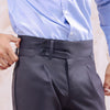 Charcoal Two Buttoned Gurkha Trousers