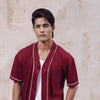 Maroon Base Ball Jersey Shirt