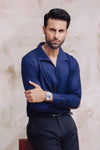 Navy Blue Sailor Collar Shirt