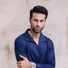 Navy Blue Sailor Collar Shirt