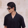 Black Base Ball Jersey Shirt