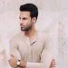 Stone Five Button Henley