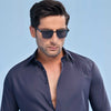 Navy Blue Oxford Dress Shirt