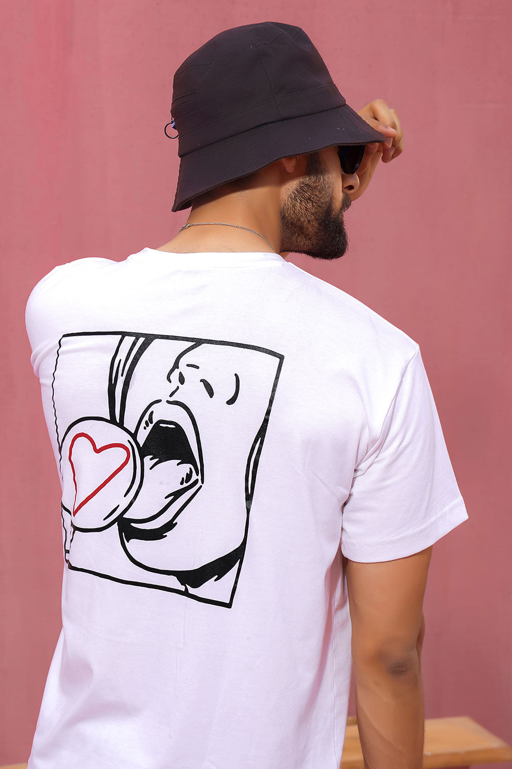 Oversized Lollipop Graphic T-Shirt
