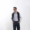 Grey With Stripes Oxford Shirt