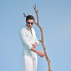 White Tailored Chinos