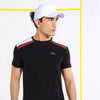 ZED Black Active Stripe Performance Training T-shirt