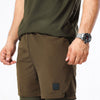Green Active Lightweight Performance 2-in-1 Shorts