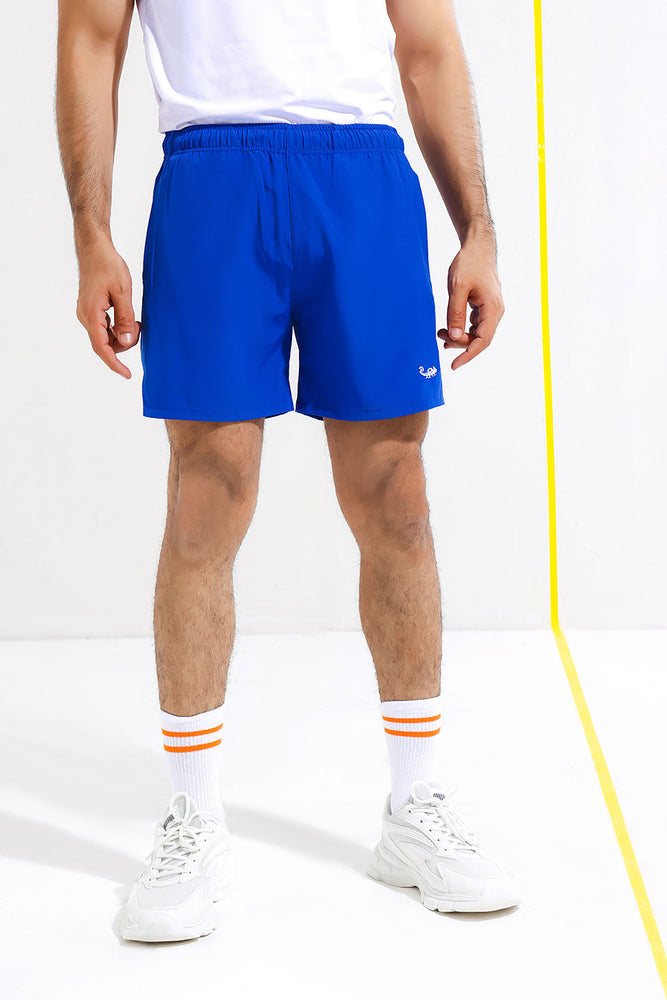 ZED Royal Blue Active Gym Performance Shorts