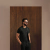 Black HQ Knitted T-shirt