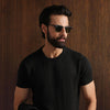 Black HQ Knitted T-shirt