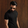Black HQ Knitted T-shirt