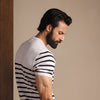 White Nautical Knit T-Shirt