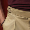 Sand Gurkha Chino Pleated Shorts