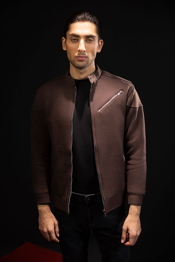 Brown Racer Jacket