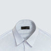 White and Blue Striped Premium Cotton Shirt
