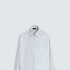 White and Blue Striped Premium Cotton Shirt