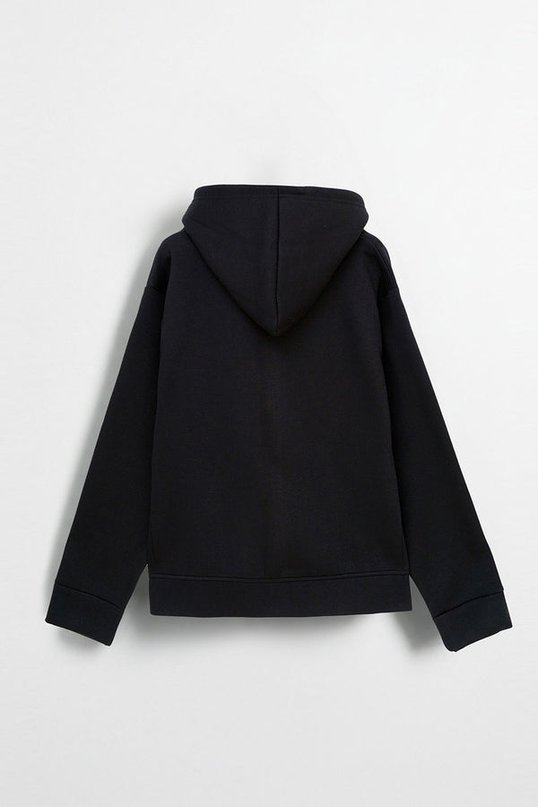 Black Essential Hoodie