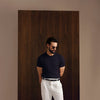 Premium White Viscose Lux Pleated Trouser