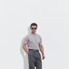 Grey HQ Knitted T-shirt