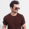 Brown HQ Knitted T-shirt