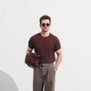 Brown HQ Knitted T-shirt