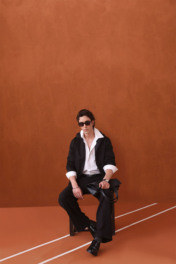 The Black Canvas Hooded Parka