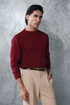 Maroon HQ Knitted Full Sleeves T-shirt