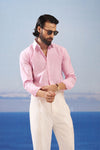 Pink Bengal-Stripe French Cuff Shirt