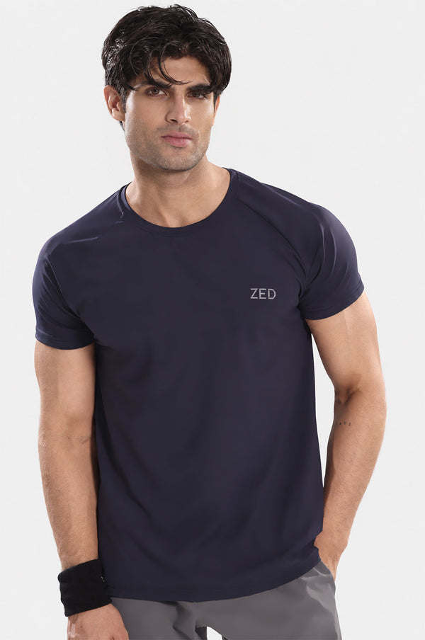 Navy Blue COURTFLOW™ Anti-Odor Active Tee
