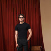 Black Flannel Marcello Trousers
