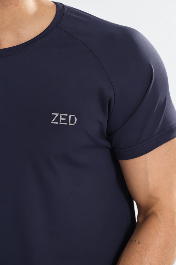 Navy Blue COURTFLOW™ Anti-Odor Active Tee