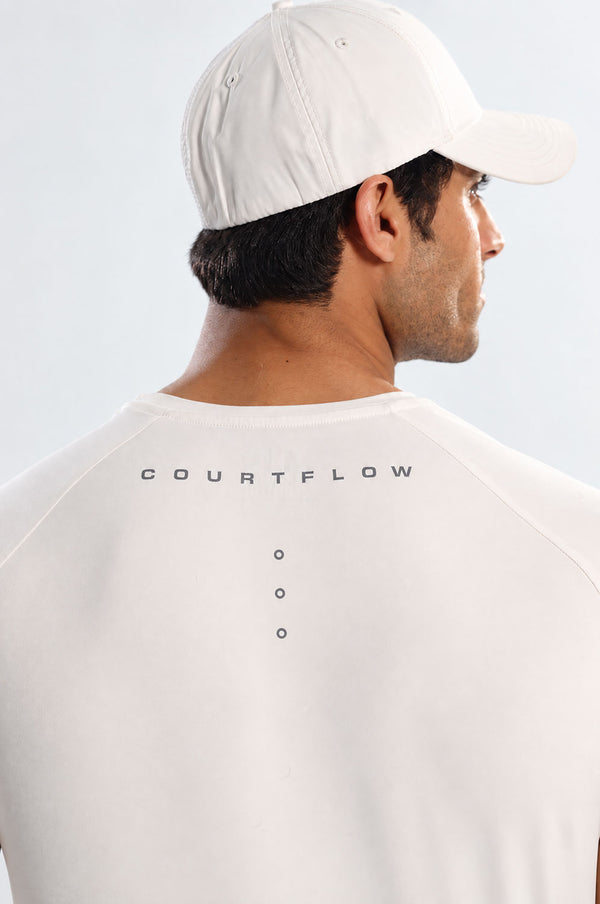 White COURTFLOW™ Anti-Odor Active Tee