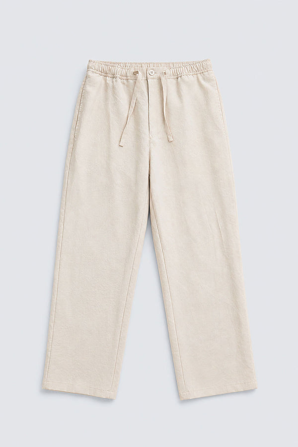 Premium Viscose Linen Beige Trousers