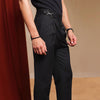 Black Flannel Marcello Trousers