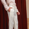 Cream Flannel Marcello Trousers