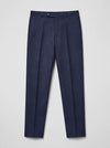 Navy Hand Tailored Premium Pinstripe Trousers