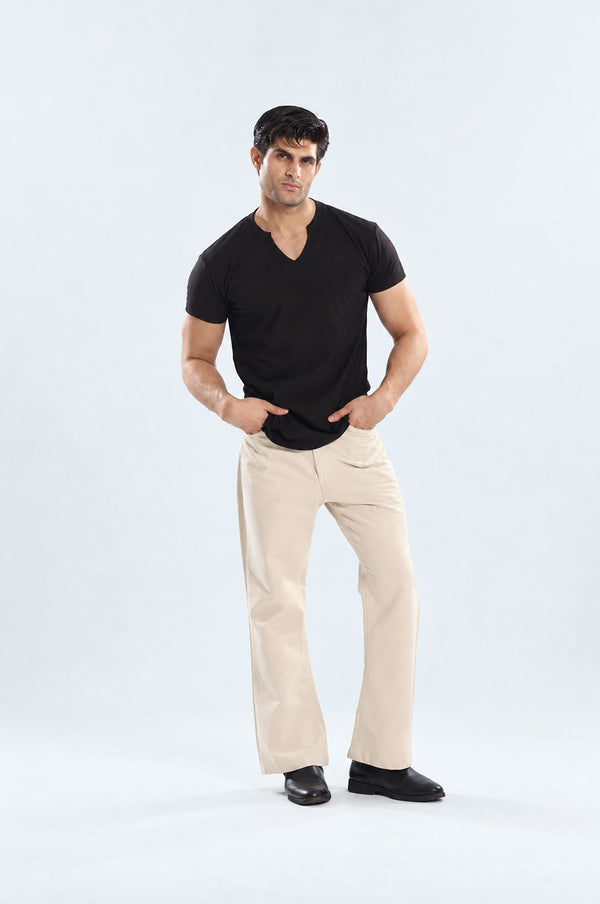 Black Bordeaux V-Neck T-shirt