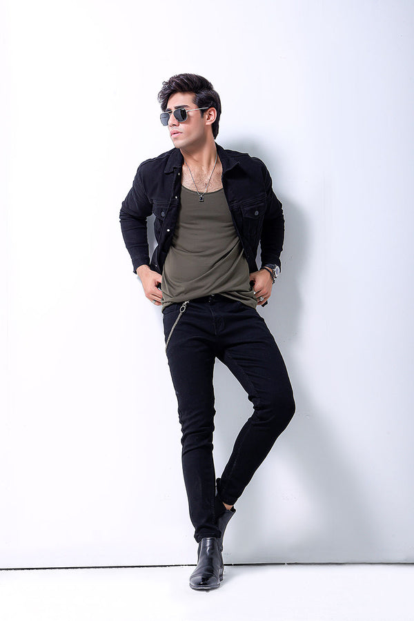 Black Denim Jacket