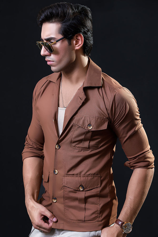 Brown Safari Shirt