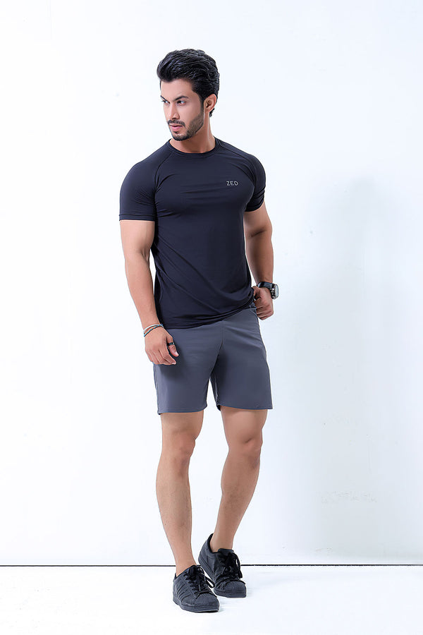 Black Dry-Fitt Poly Tee